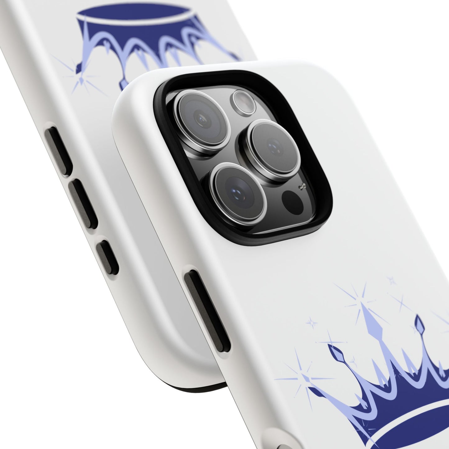 Phone Case, Navy & Silver Crown - Love, Loyalty & Friendship
