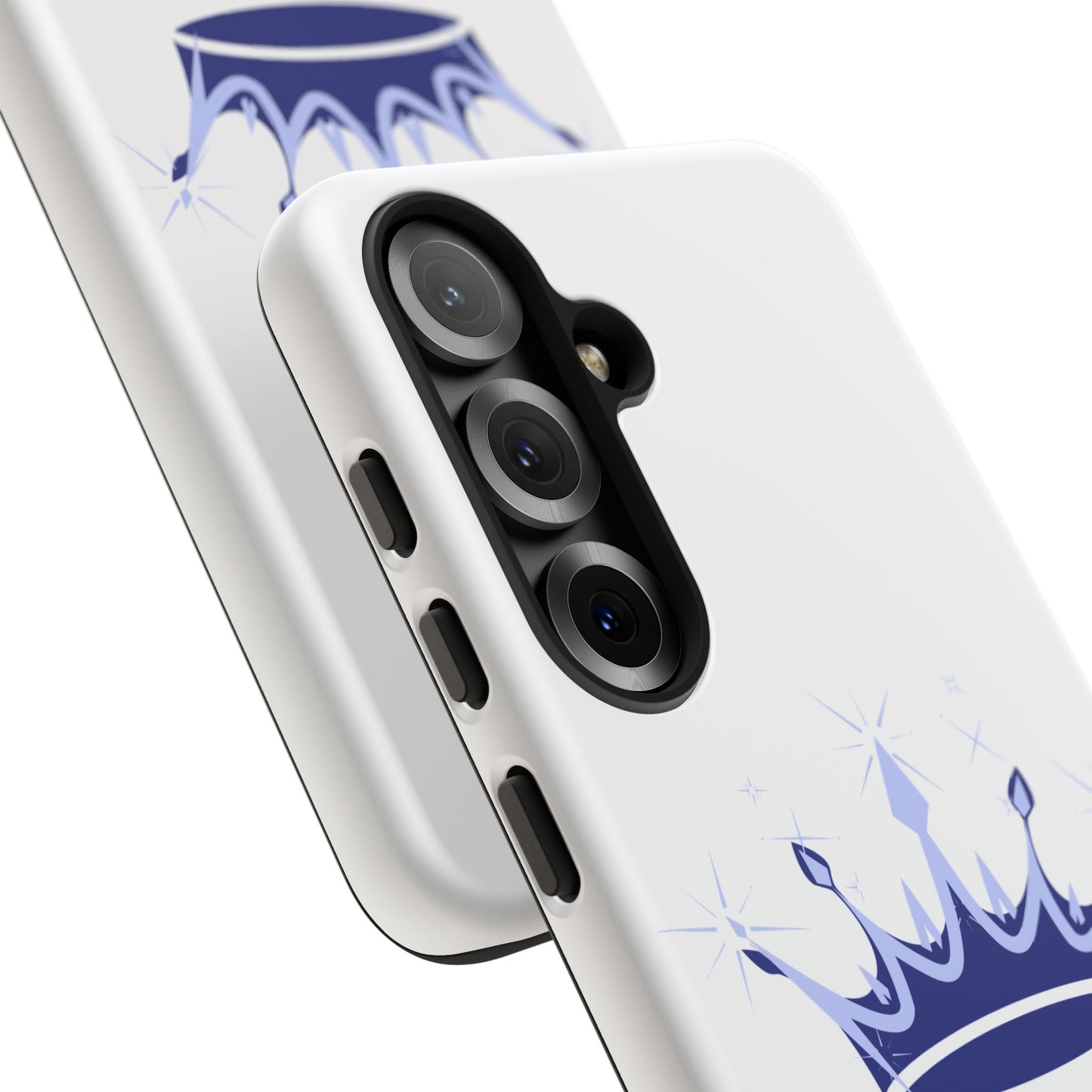 Phone Case, Navy & Silver Crown - Love, Loyalty & Friendship