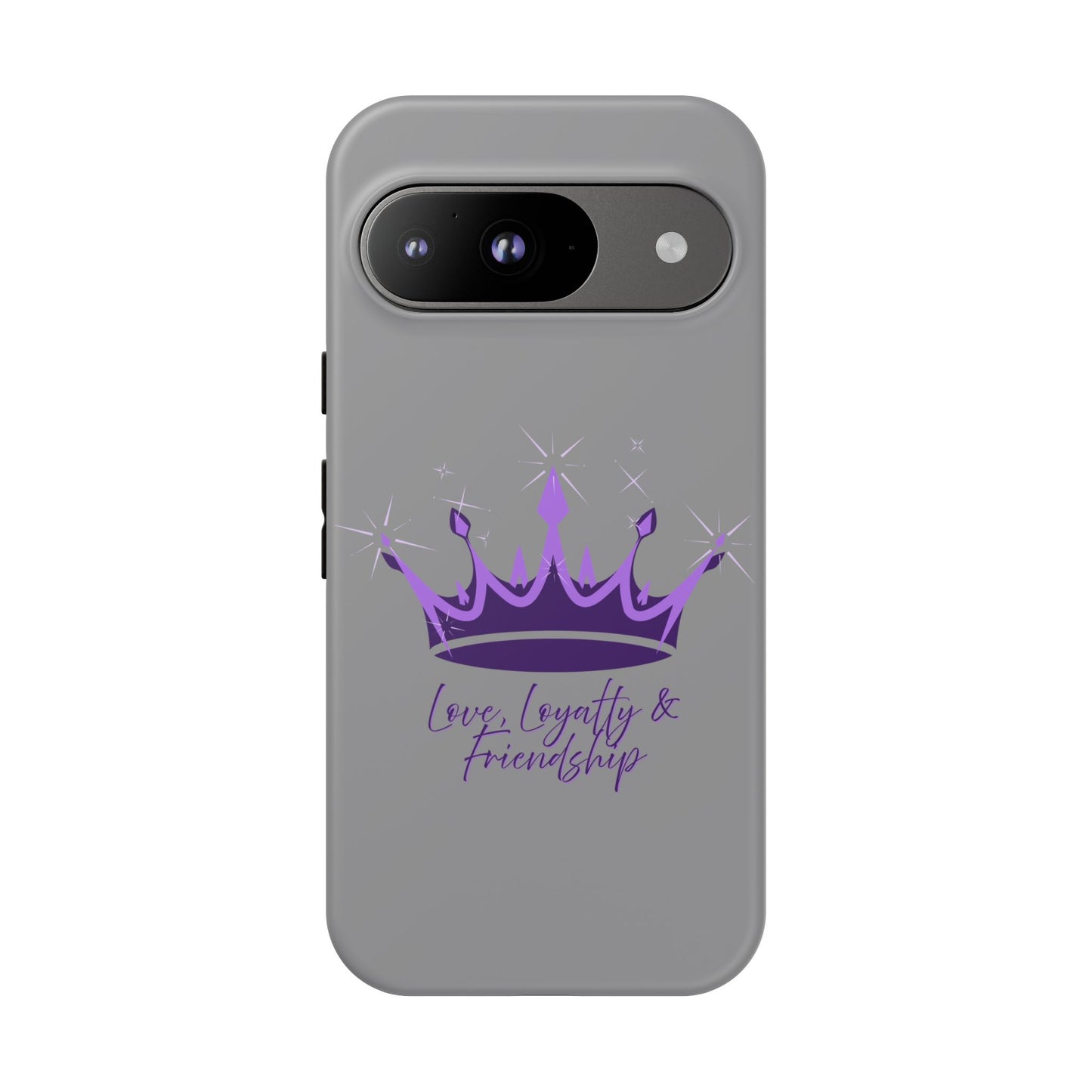 Phone Case, Amethyst on Dark Purple Crown - Love, Loyalty & Friendship