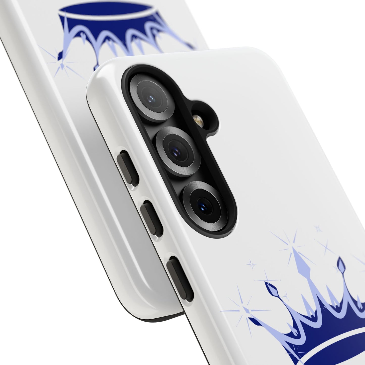 Phone Case, Navy & Silver Crown - Love, Loyalty & Friendship
