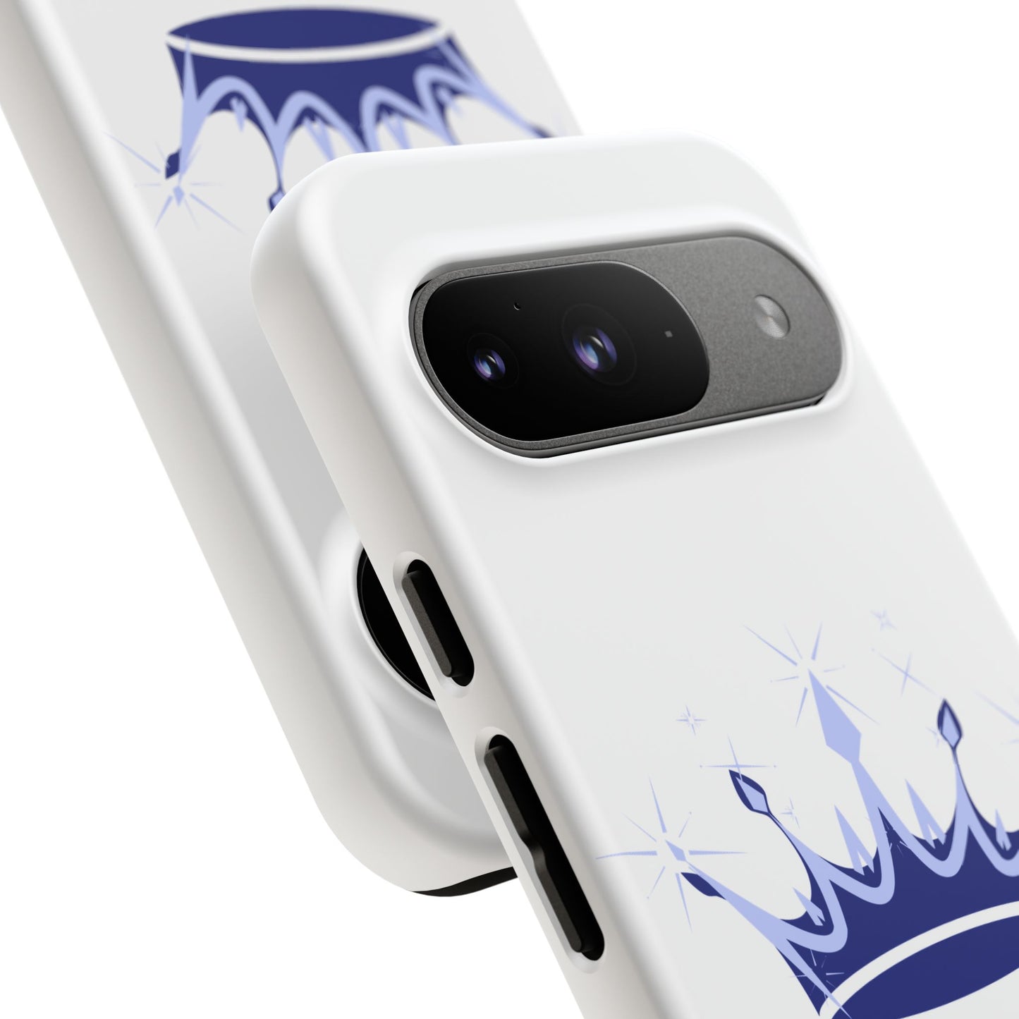 Phone Case, Navy & Silver Crown - Love, Loyalty & Friendship