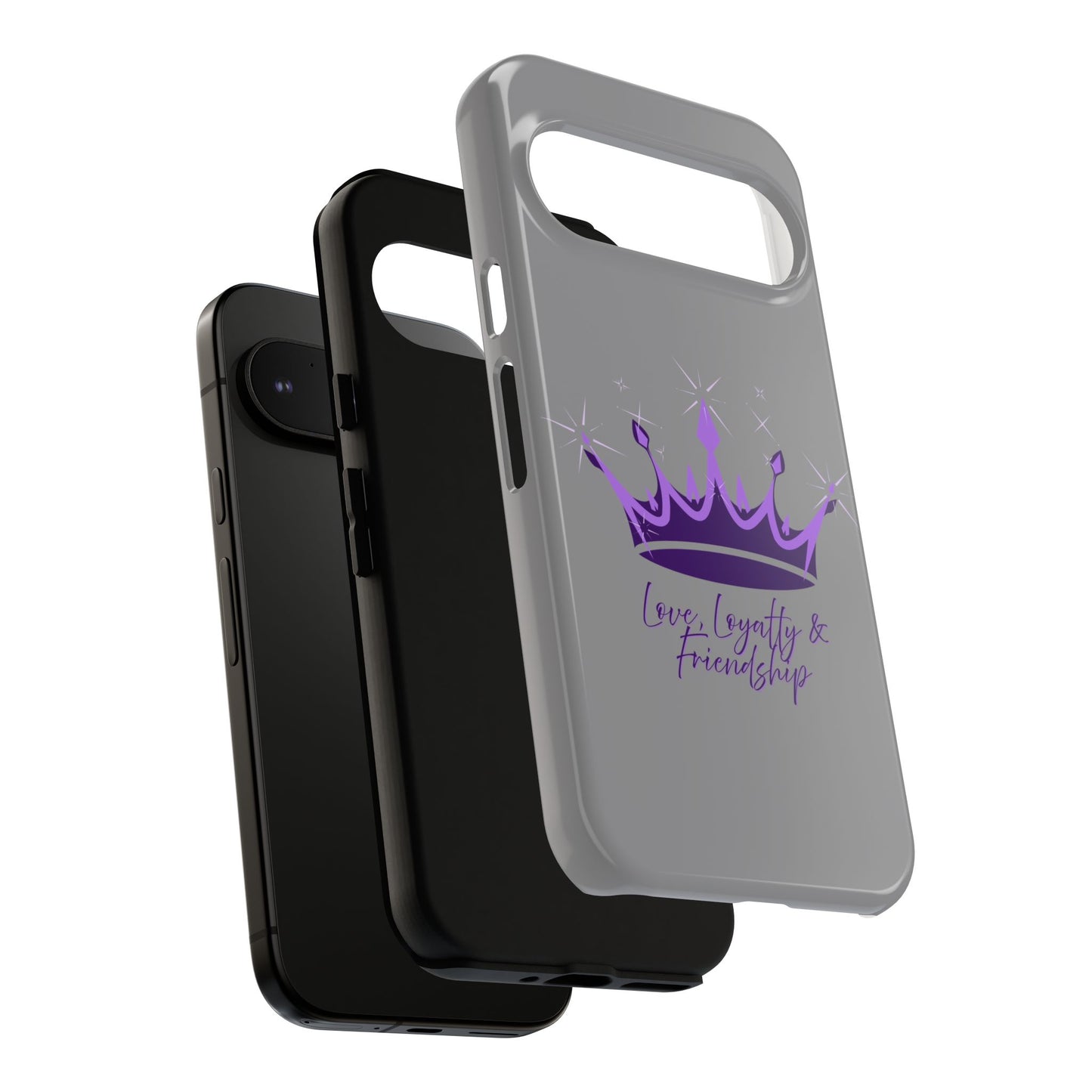Phone Case, Amethyst on Dark Purple Crown - Love, Loyalty & Friendship