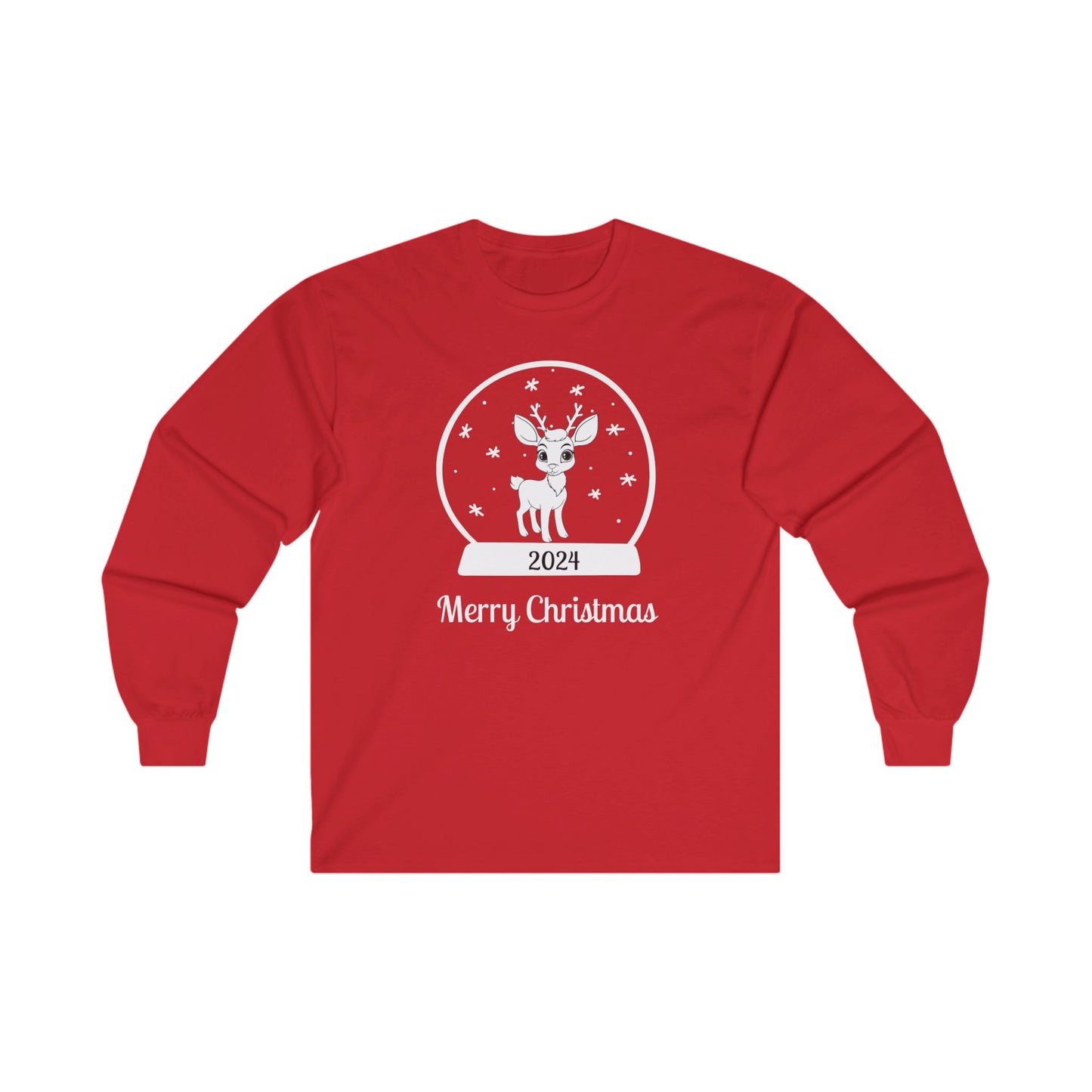 Reindeer Snowglobe Long Sleeve Tee