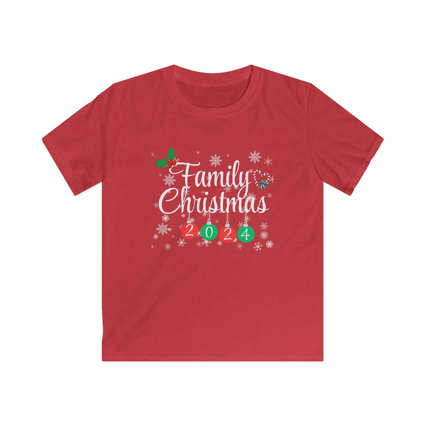 Familiy Christmas 2024 Kids Tee