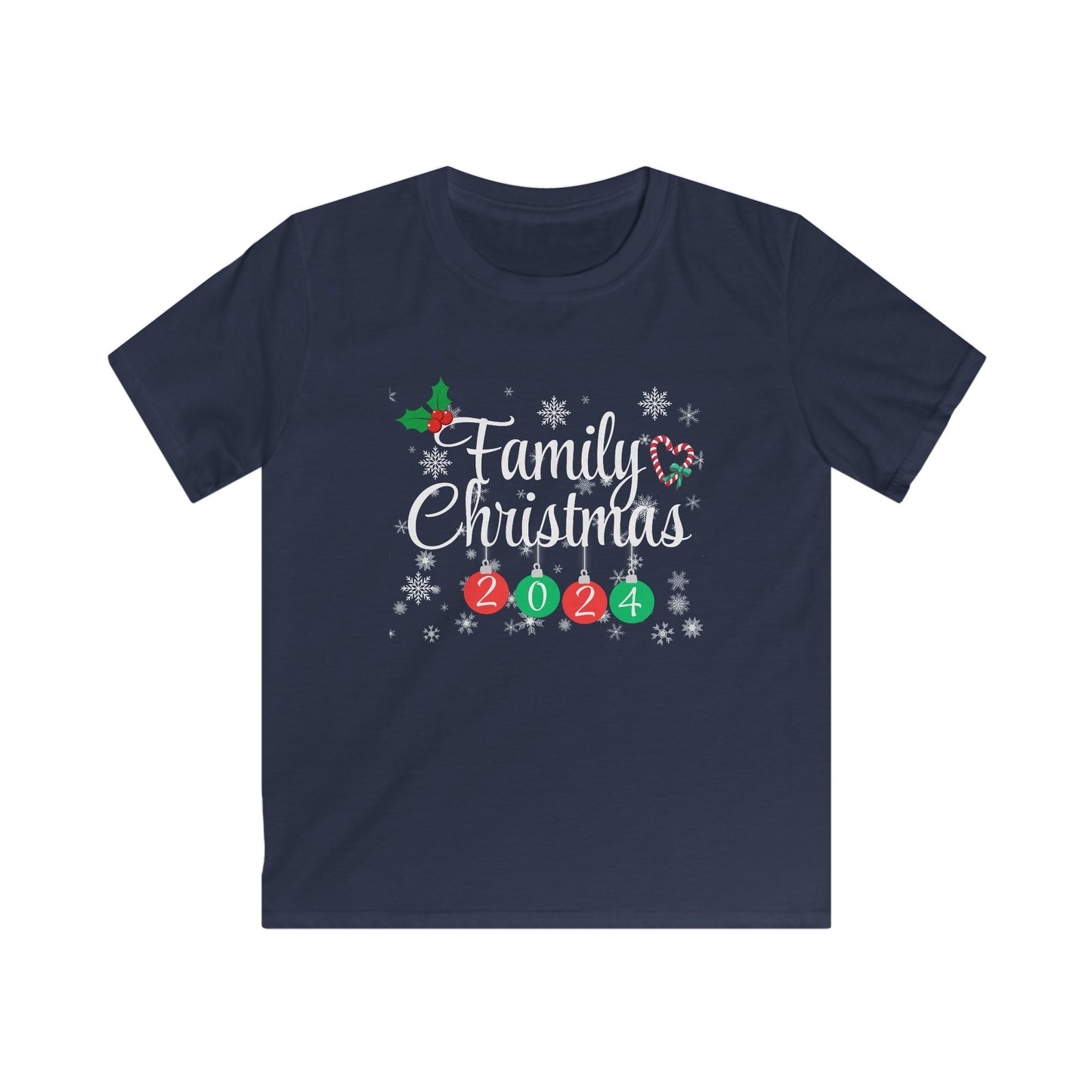 Familiy Christmas 2024 Kids Tee