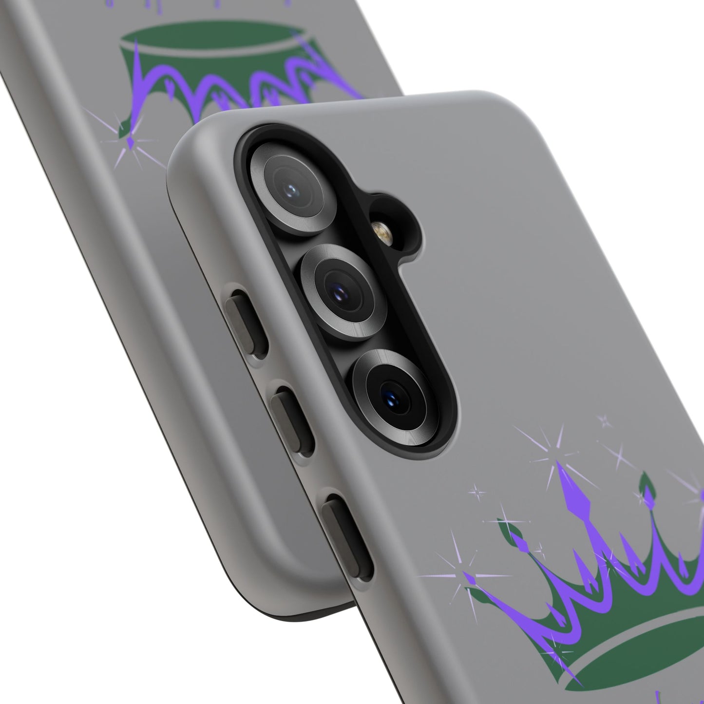 Phone Case, Purple & Green Crown - Love, Loyalty & Friendship