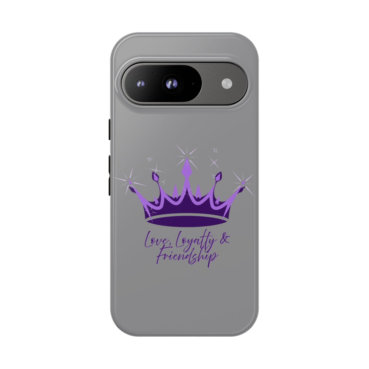 Phone Case, Amethyst on Dark Purple Crown - Love, Loyalty & Friendship
