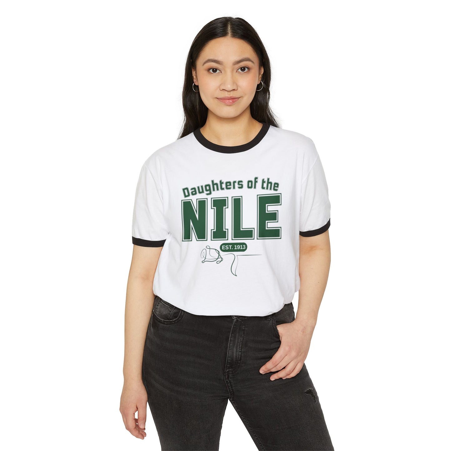 Collegiate Daughters of the Nile, Ringer T-Shirt