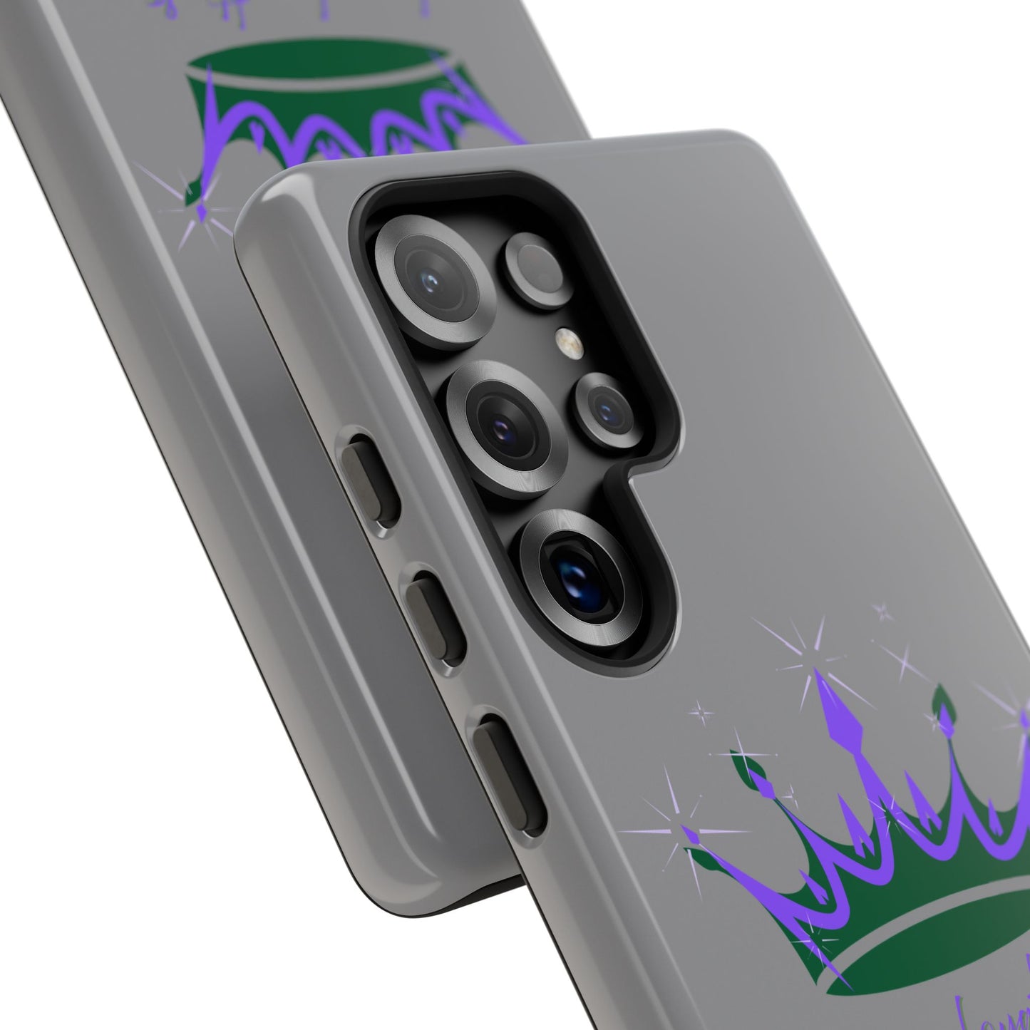 Phone Case, Purple & Green Crown - Love, Loyalty & Friendship