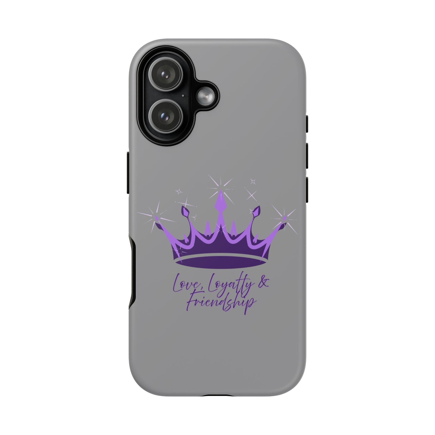 Phone Case, Amethyst on Dark Purple Crown - Love, Loyalty & Friendship