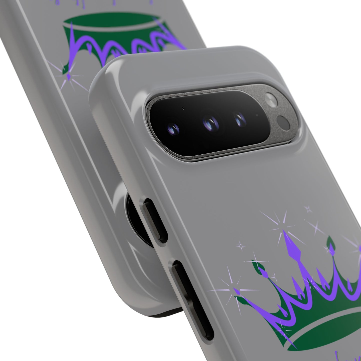 Phone Case, Purple & Green Crown - Love, Loyalty & Friendship