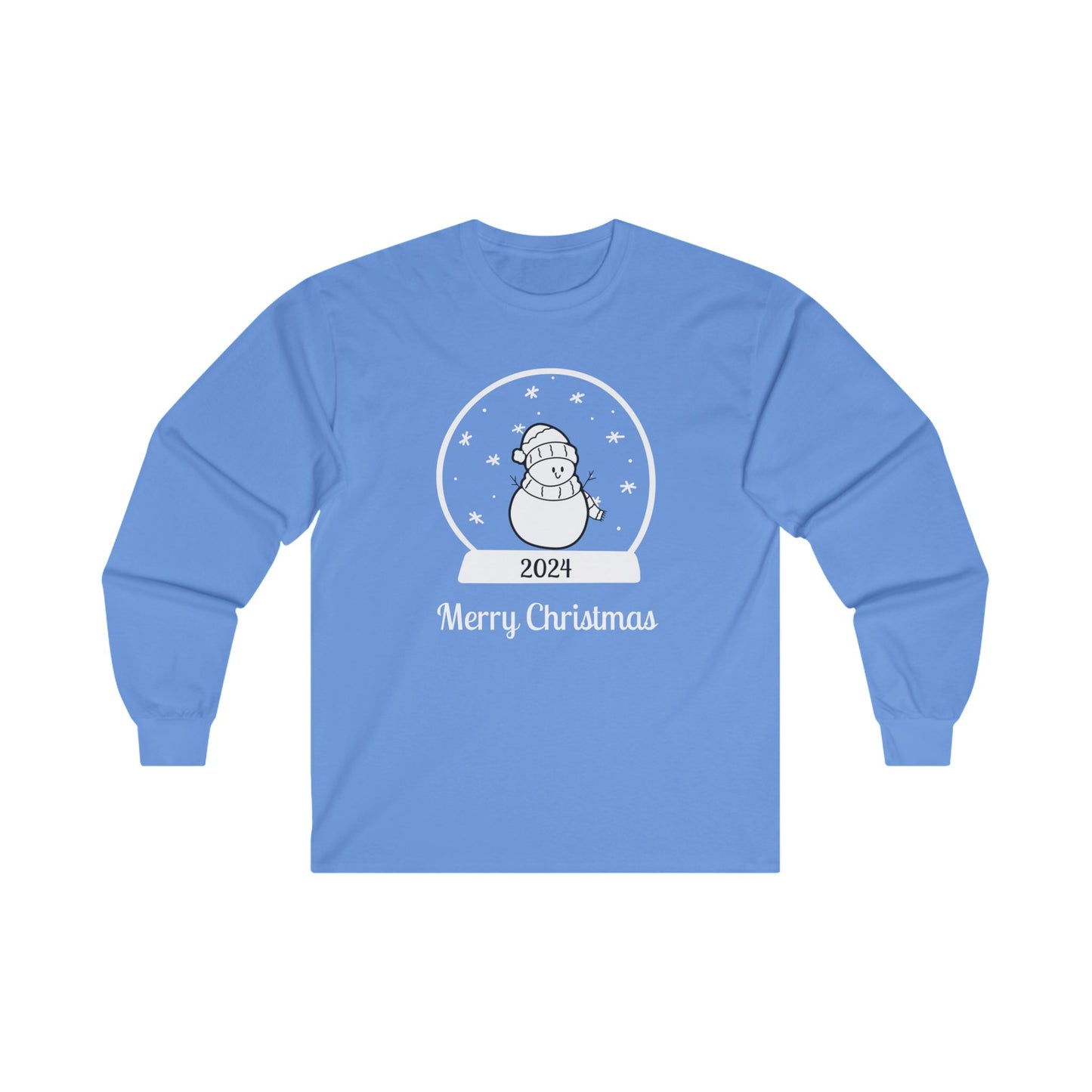 Snowman Snowglobe Long Sleeve Tee
