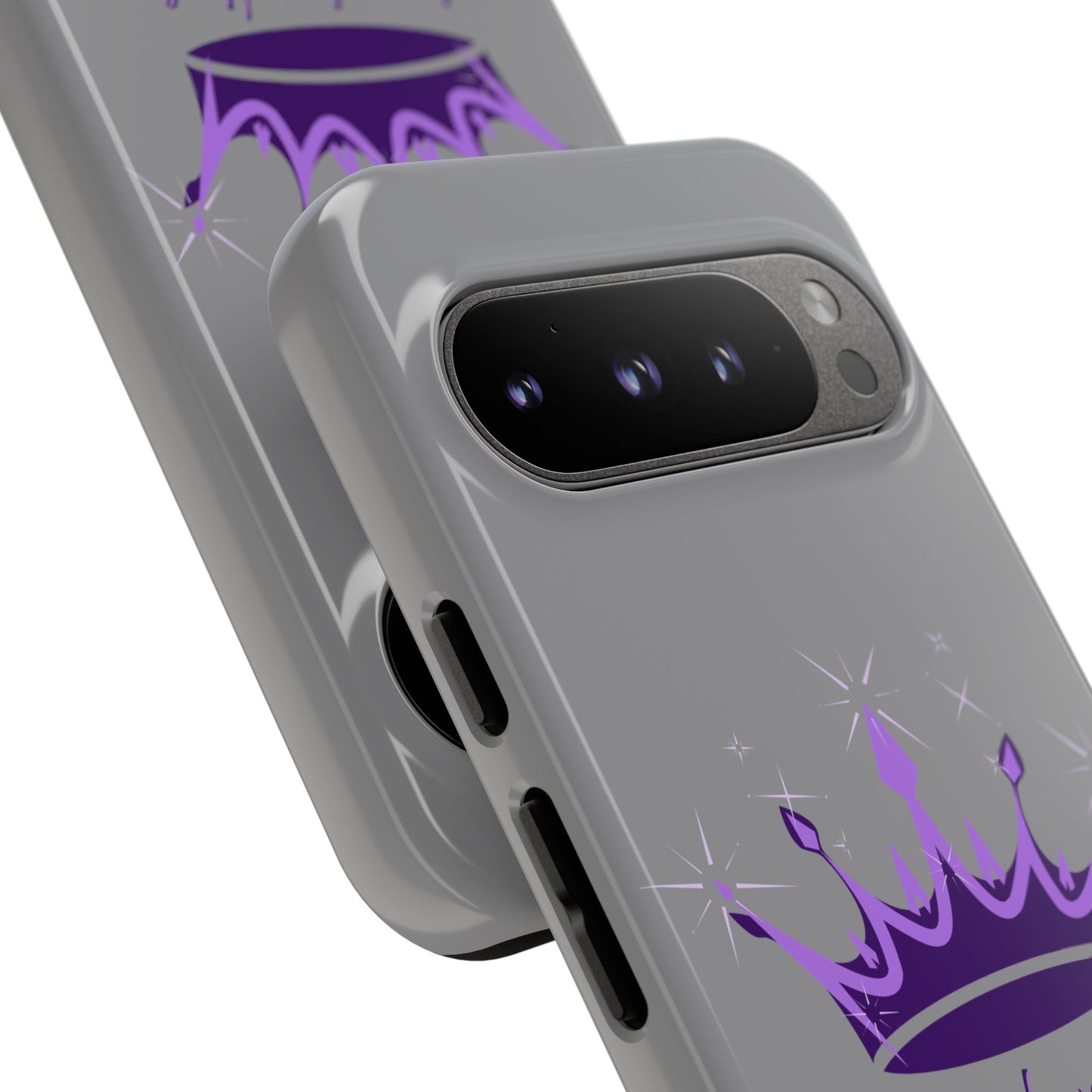 Phone Case, Amethyst on Dark Purple Crown - Love, Loyalty & Friendship