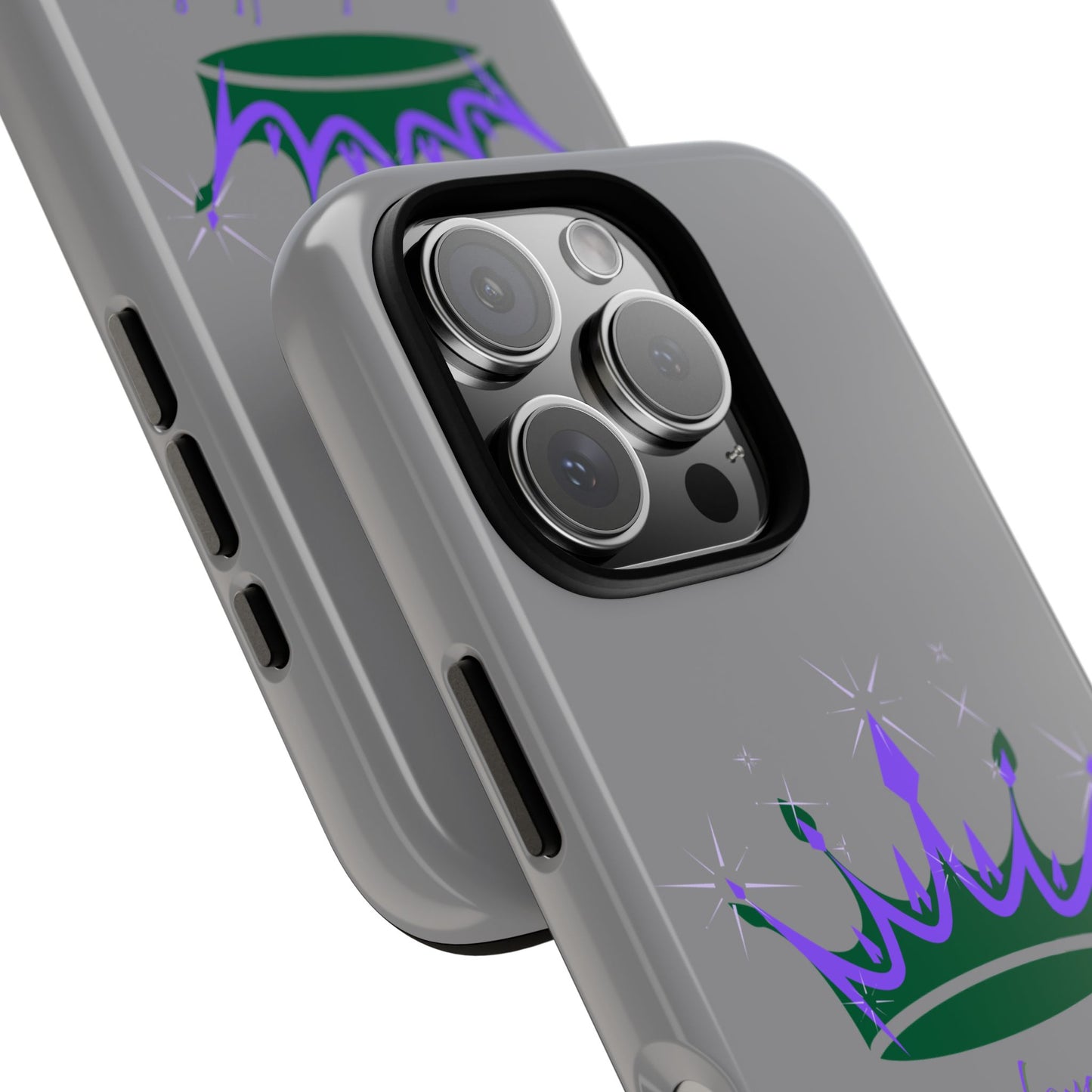 Phone Case, Purple & Green Crown - Love, Loyalty & Friendship