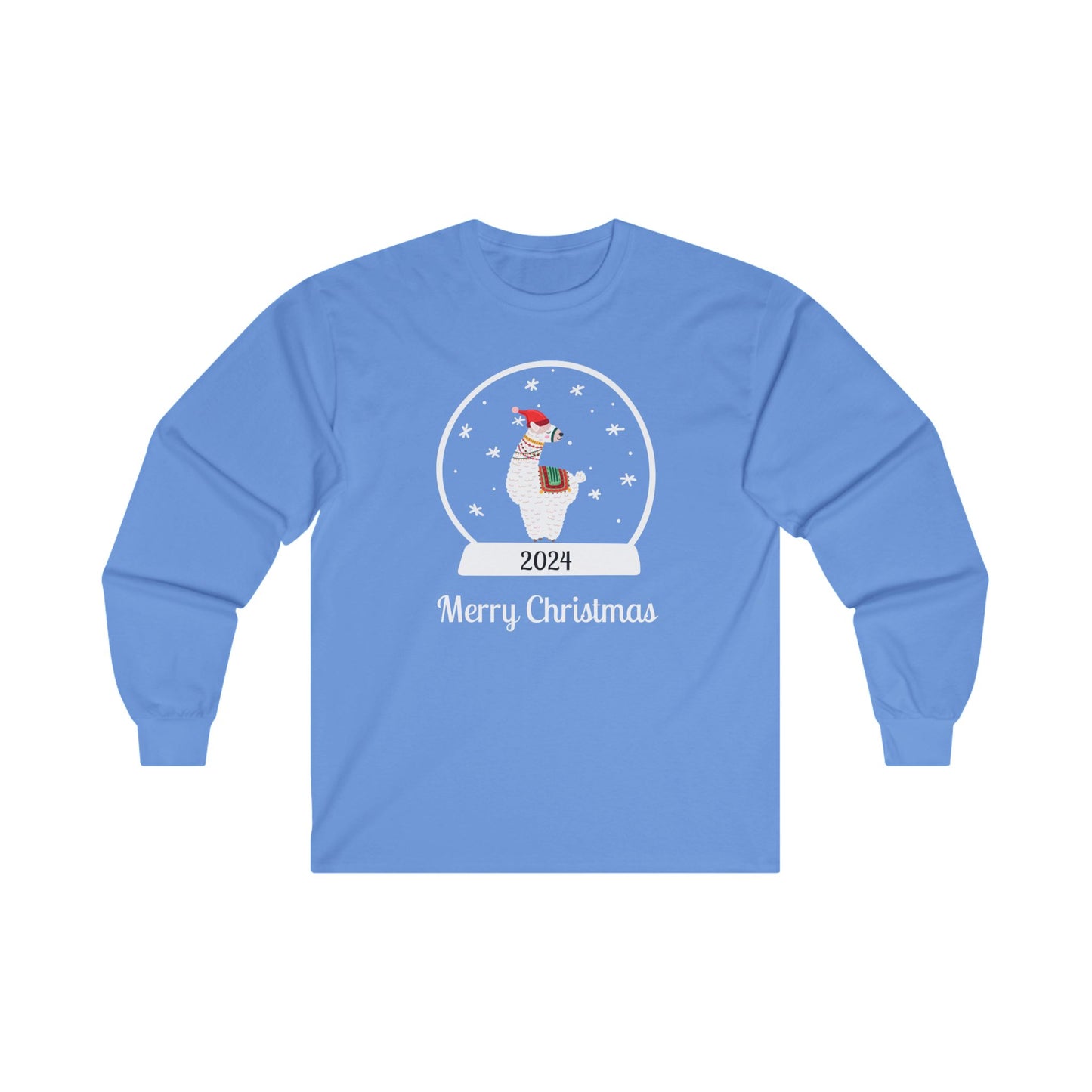 LLama Snow Globe Long Sleeve Tee