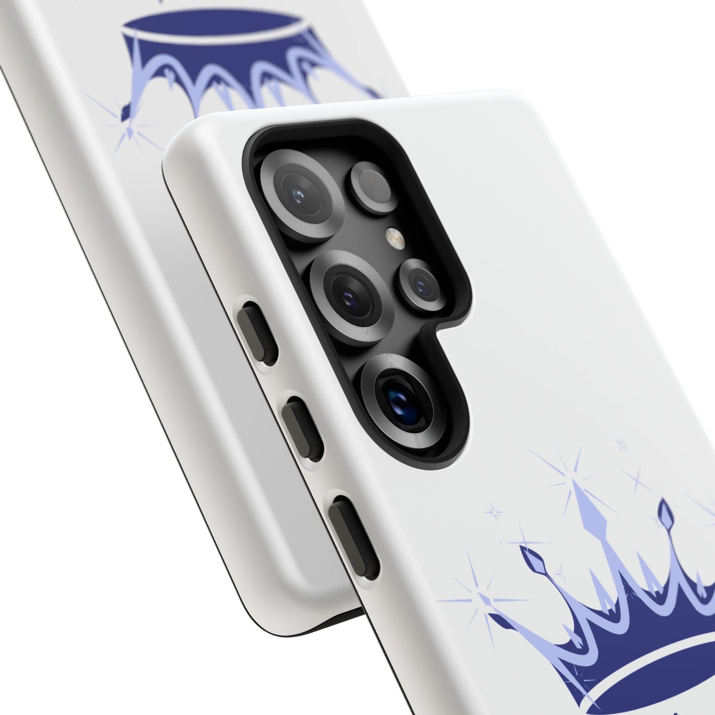 Phone Case, Navy & Silver Crown - Love, Loyalty & Friendship