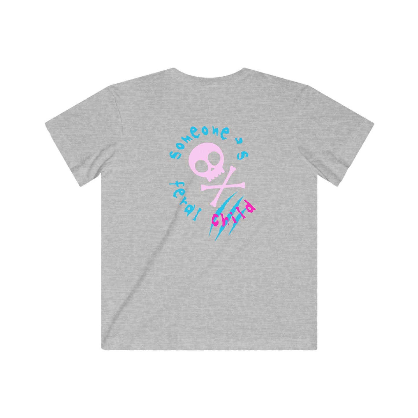 Pink Feral Child front/back - Youth