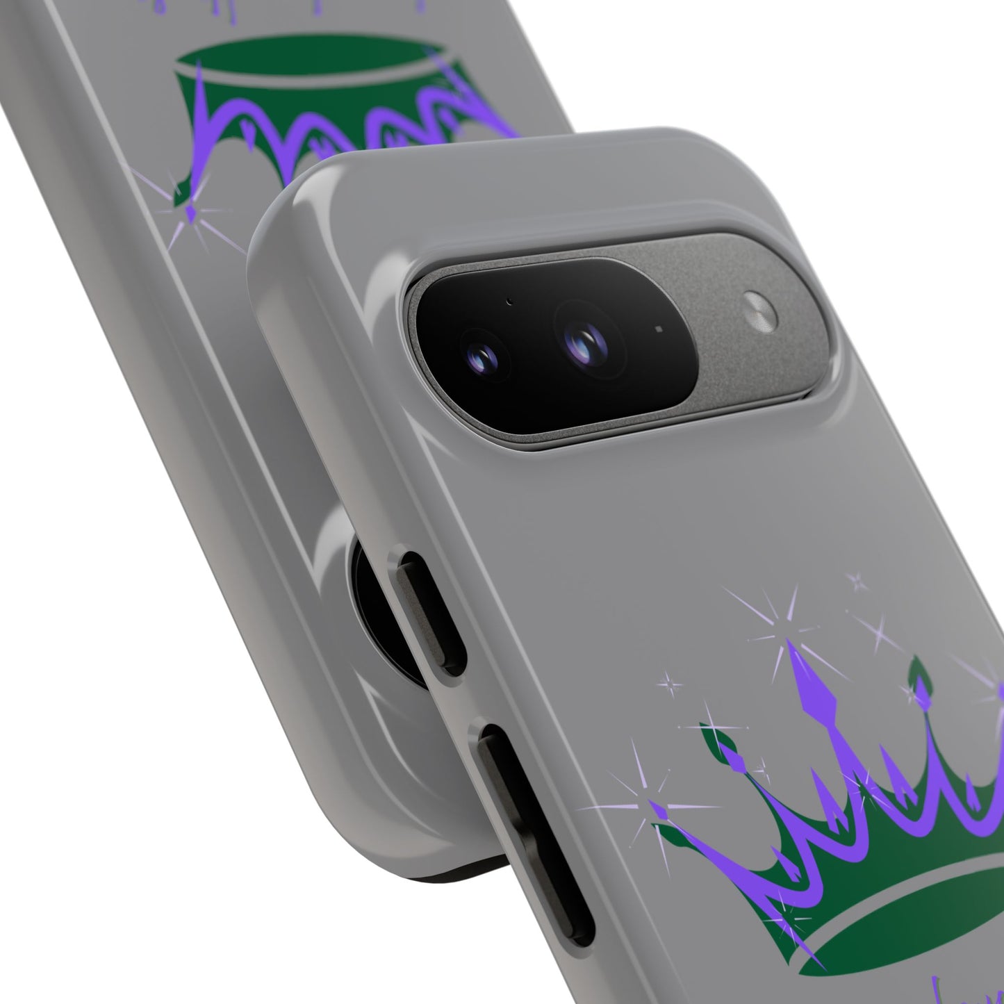Phone Case, Purple & Green Crown - Love, Loyalty & Friendship