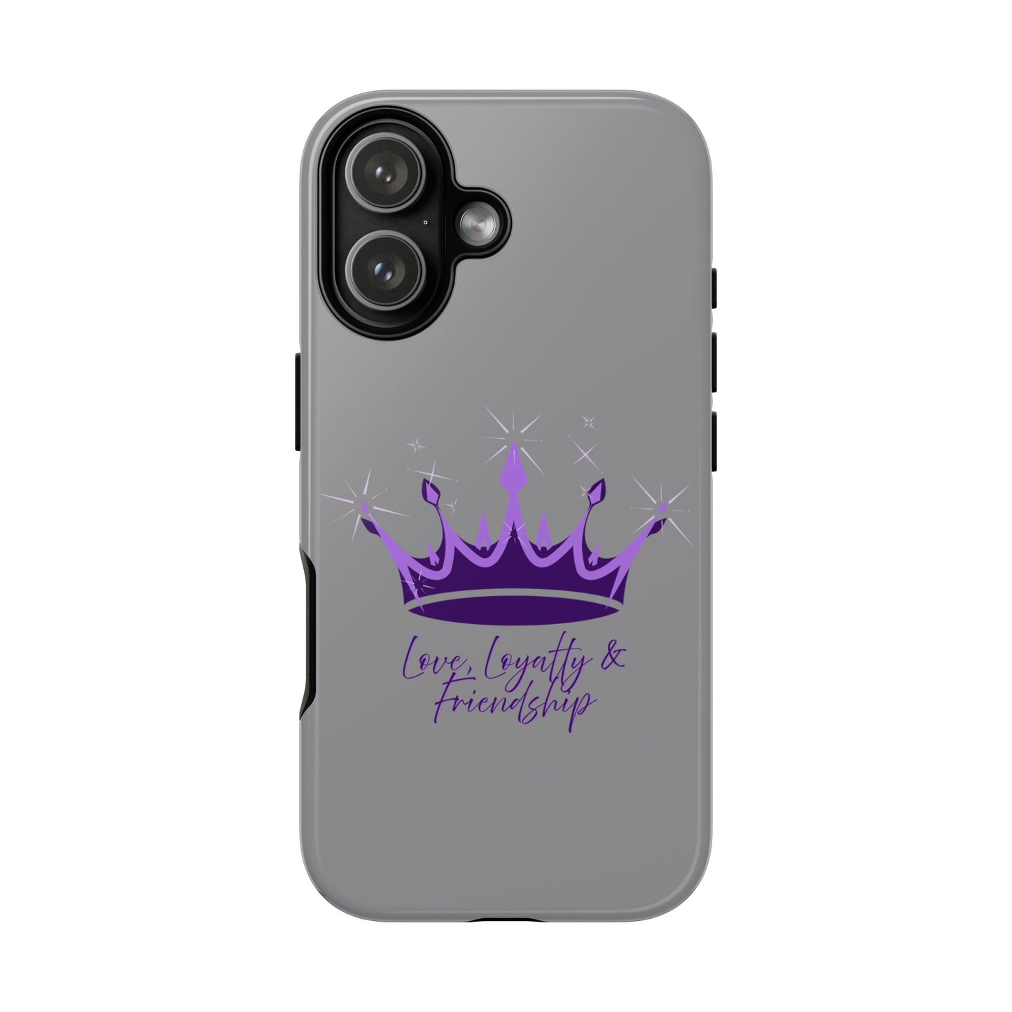 Phone Case, Amethyst on Dark Purple Crown - Love, Loyalty & Friendship