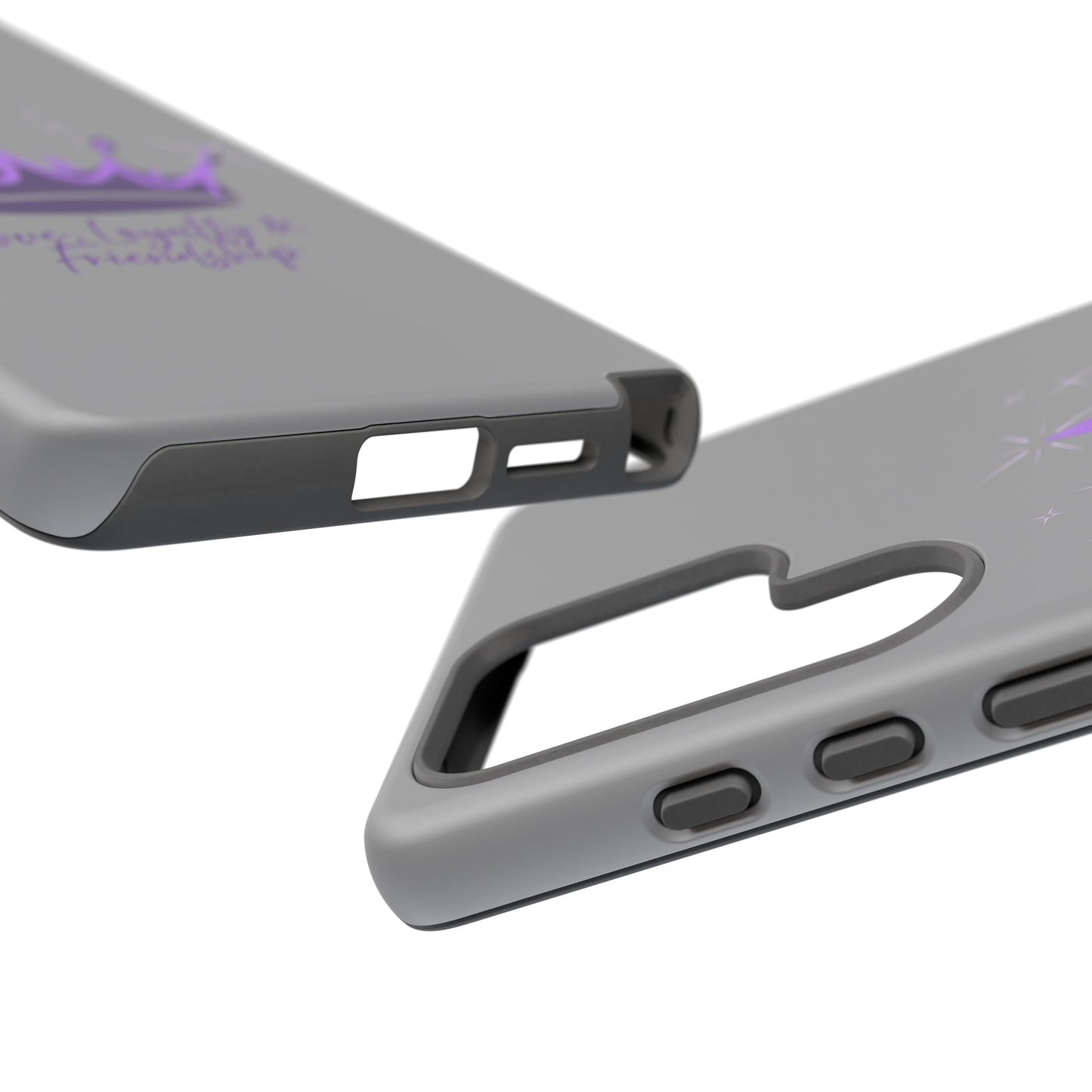 Phone Case, Amethyst on Dark Purple Crown - Love, Loyalty & Friendship