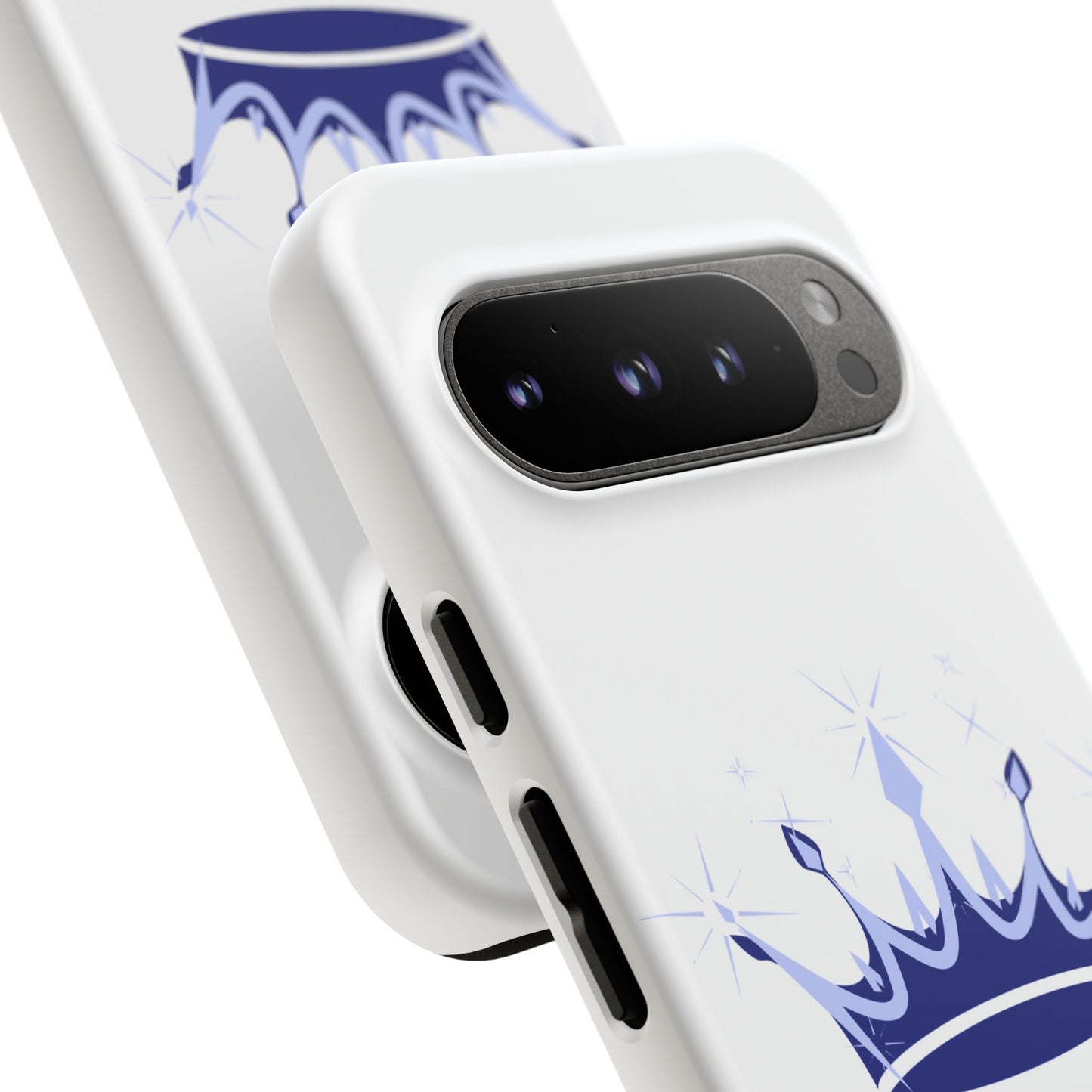 Phone Case, Navy & Silver Crown - Love, Loyalty & Friendship