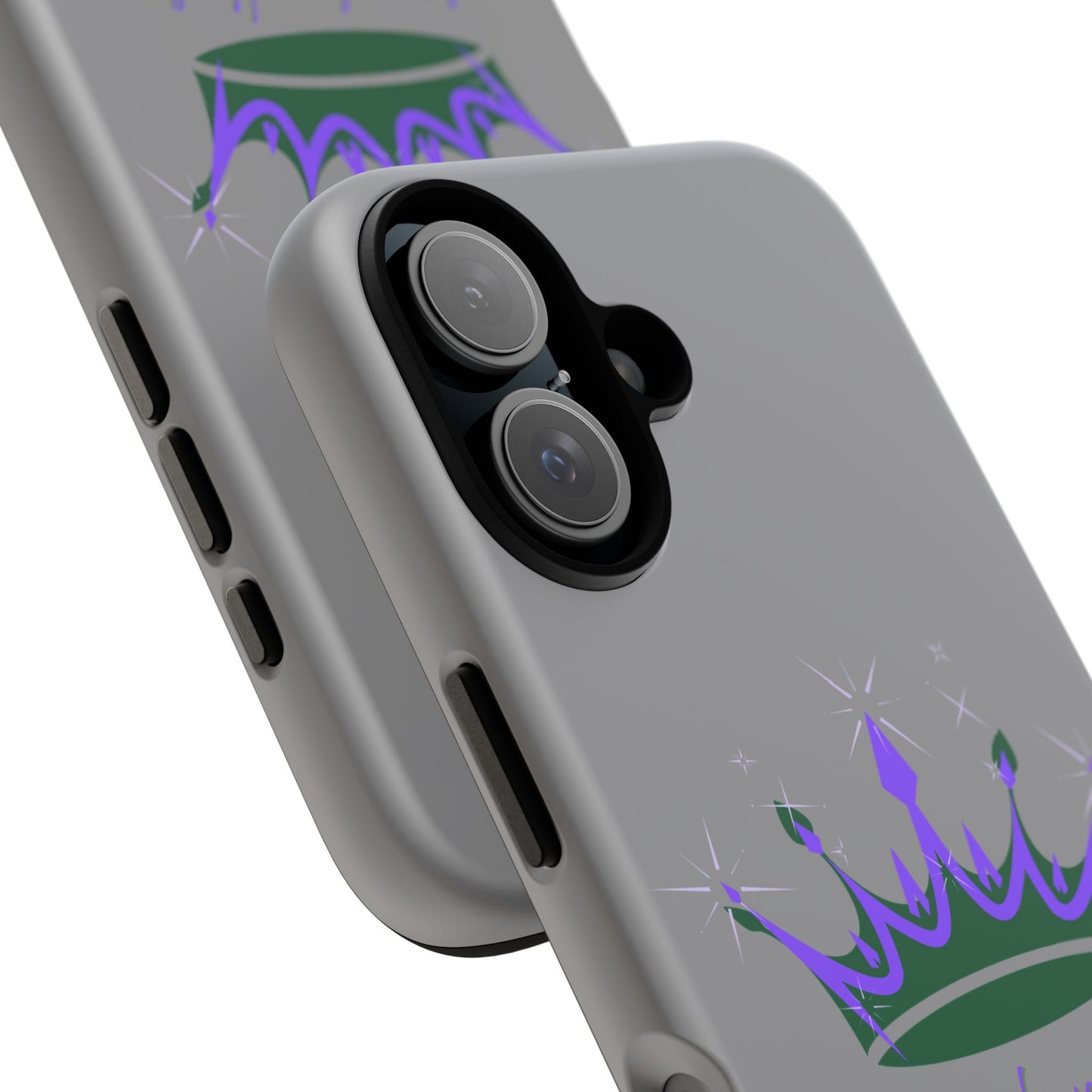 Phone Case, Purple & Green Crown - Love, Loyalty & Friendship