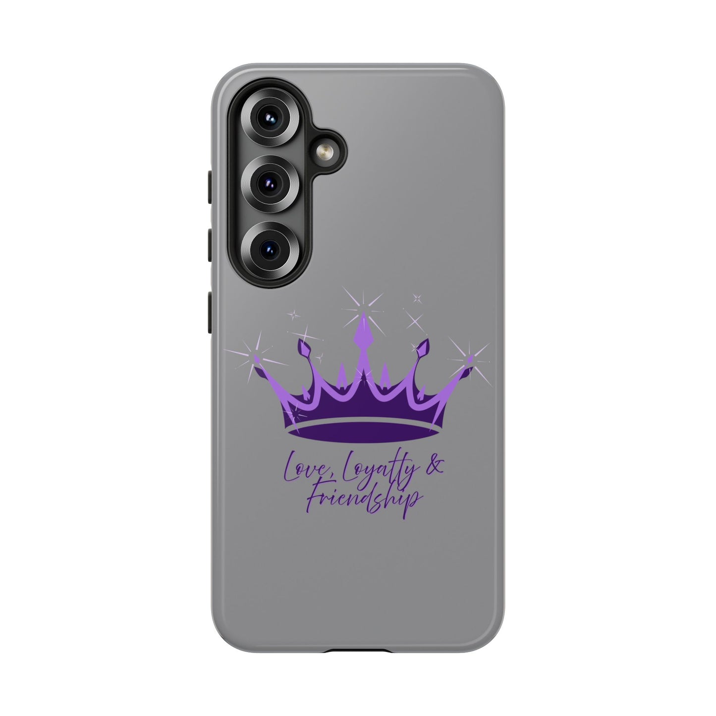 Phone Case, Amethyst on Dark Purple Crown - Love, Loyalty & Friendship