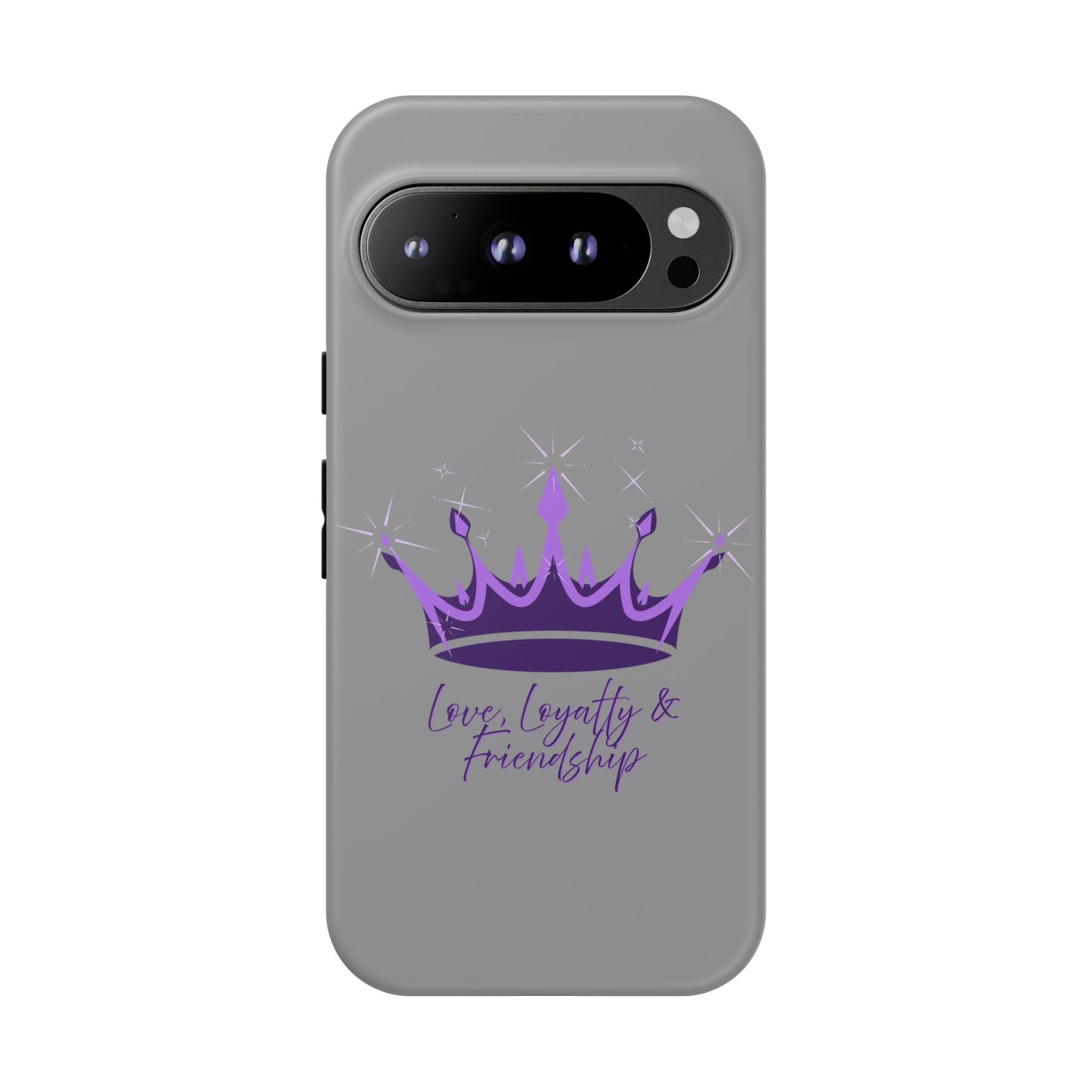 Phone Case, Amethyst on Dark Purple Crown - Love, Loyalty & Friendship