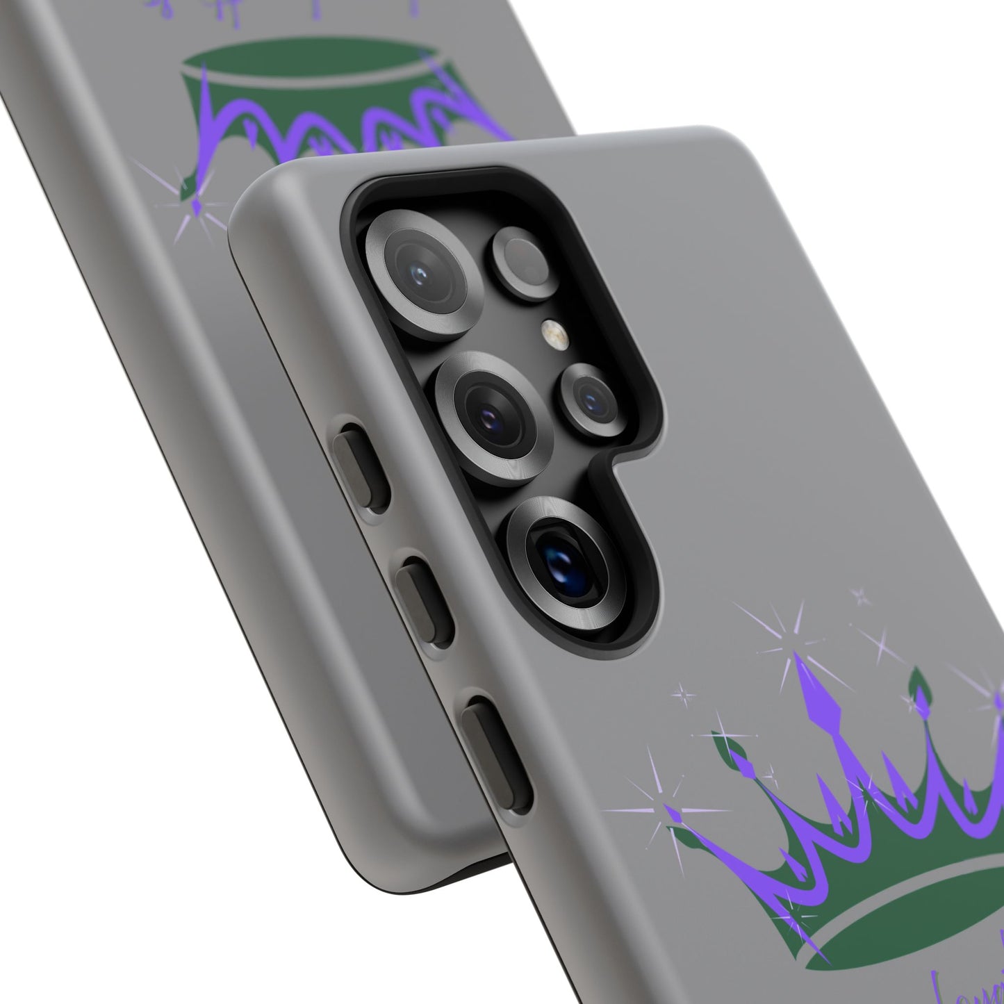 Phone Case, Purple & Green Crown - Love, Loyalty & Friendship