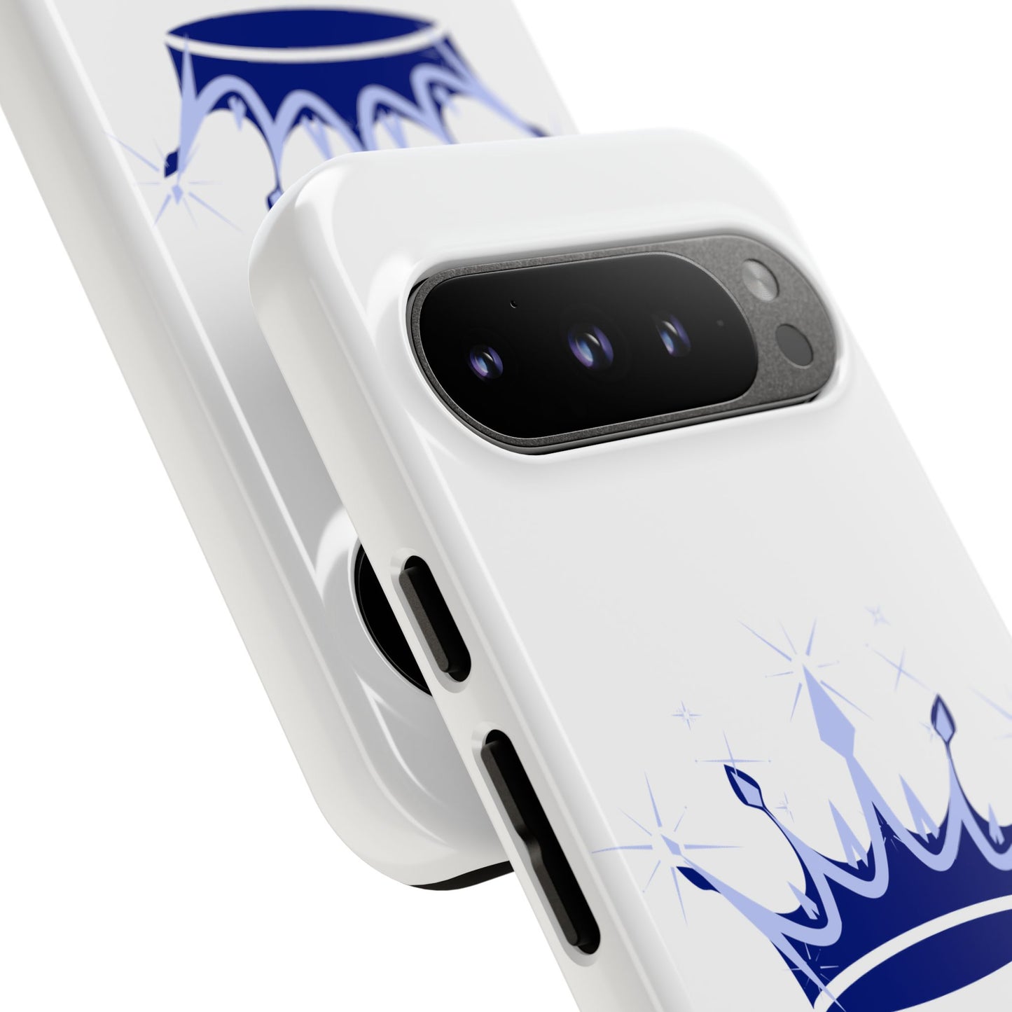 Phone Case, Navy & Silver Crown - Love, Loyalty & Friendship