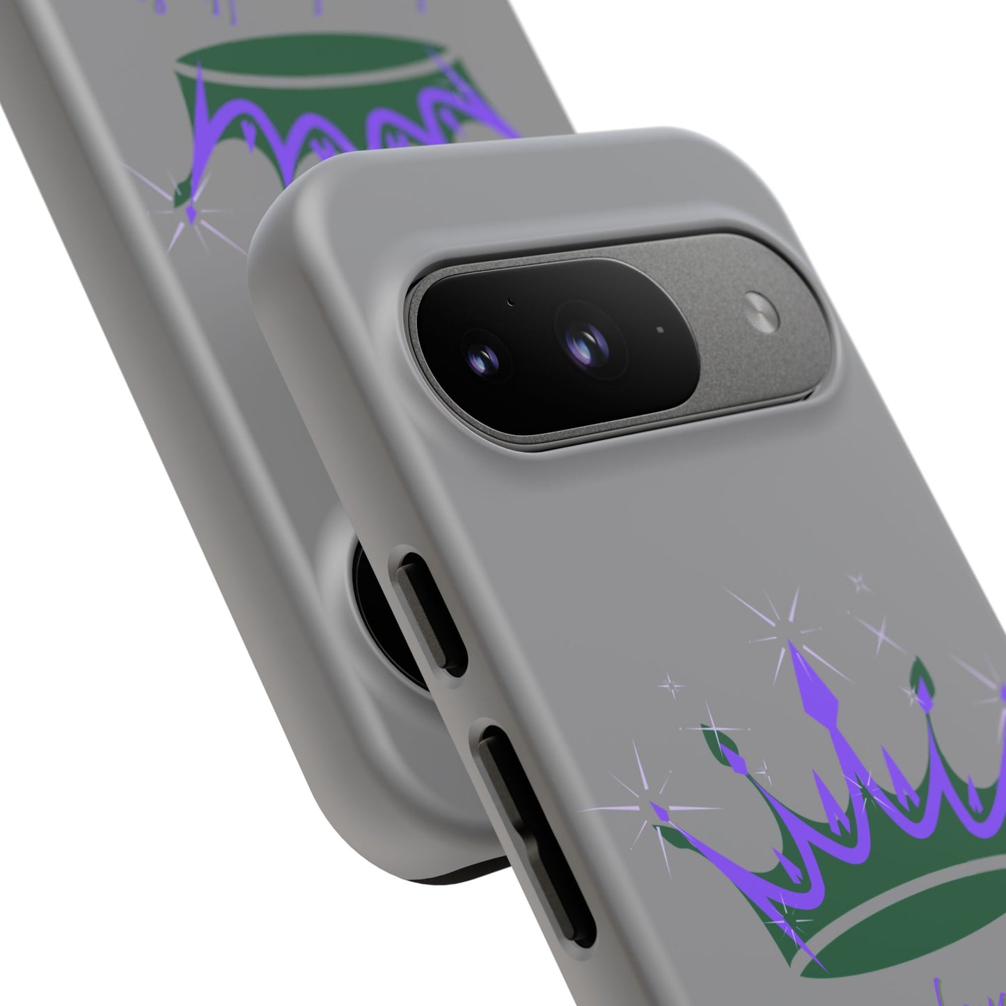 Phone Case, Purple & Green Crown - Love, Loyalty & Friendship