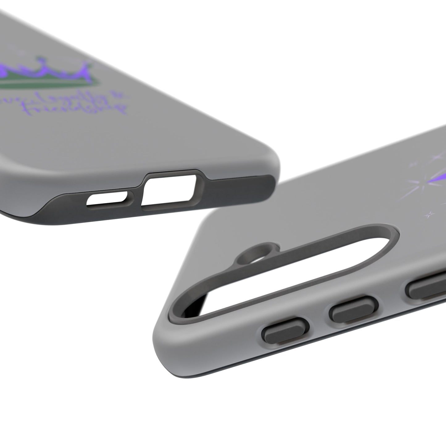 Phone Case, Purple & Green Crown - Love, Loyalty & Friendship