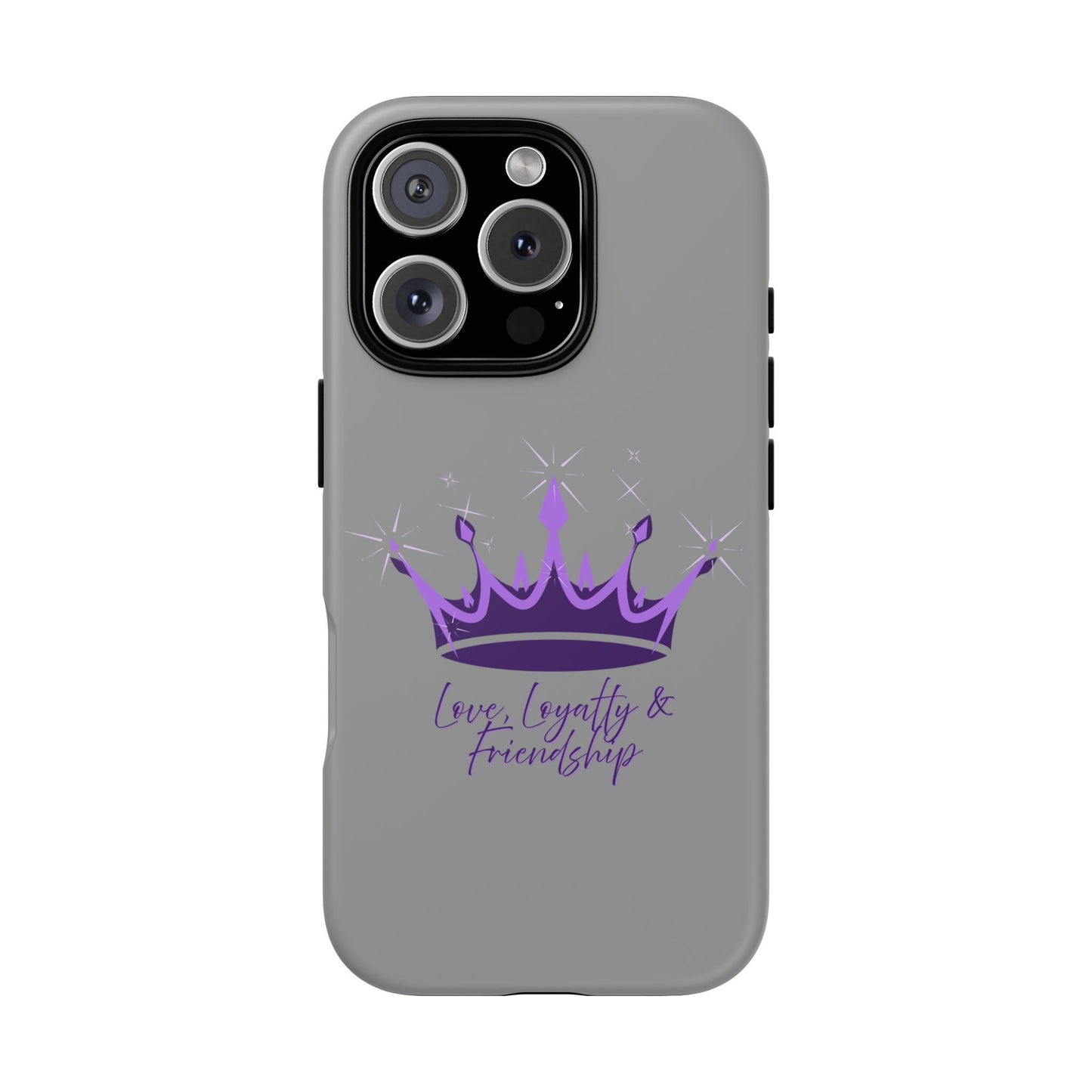 Phone Case, Amethyst on Dark Purple Crown - Love, Loyalty & Friendship