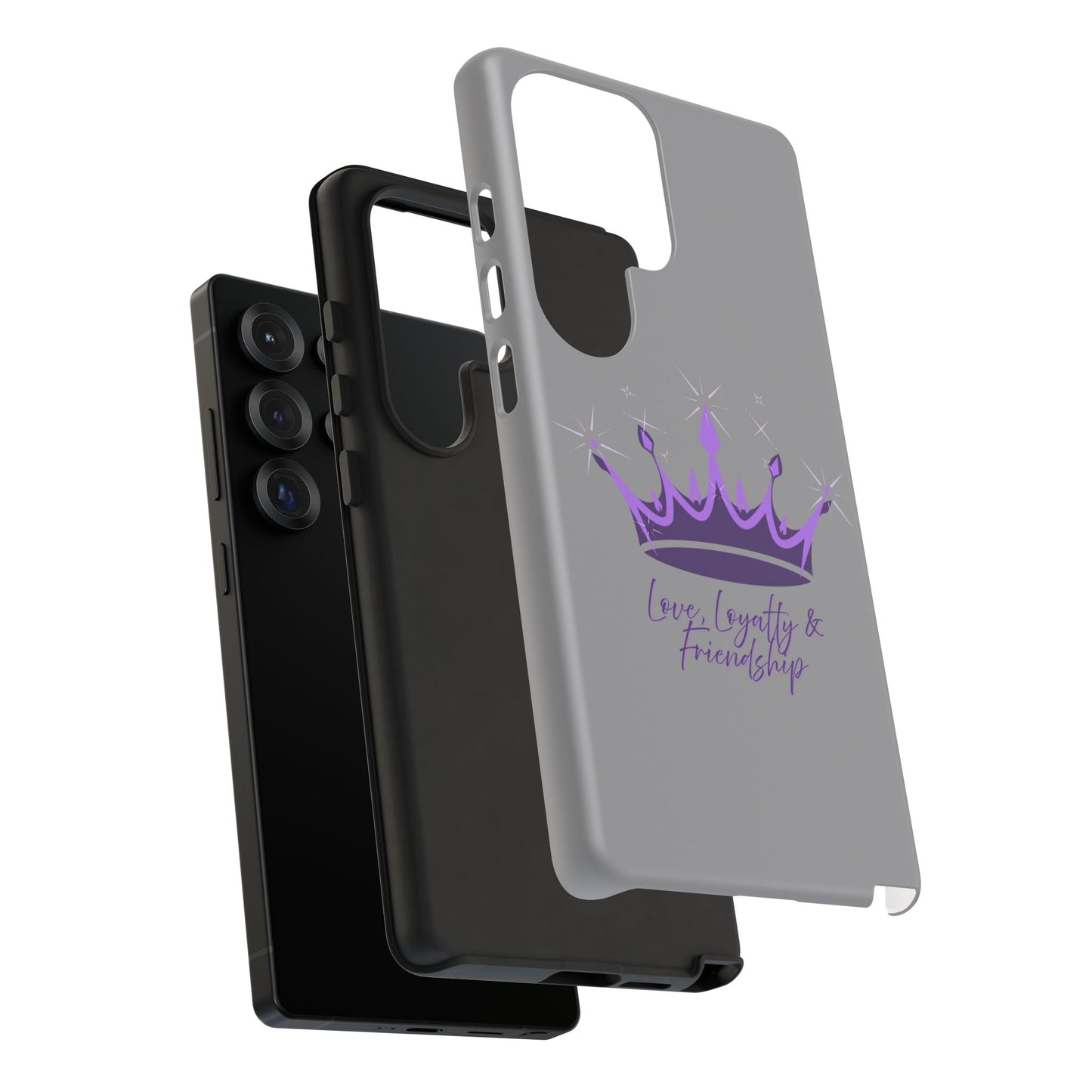 Phone Case, Amethyst on Dark Purple Crown - Love, Loyalty & Friendship