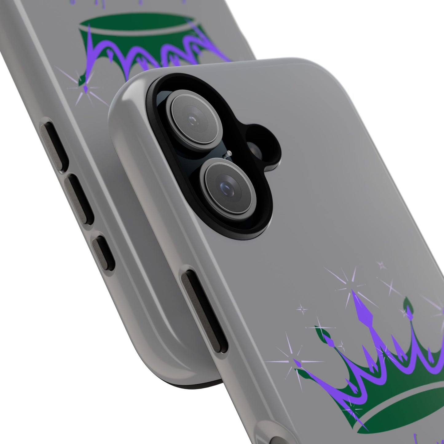 Phone Case, Purple & Green Crown - Love, Loyalty & Friendship