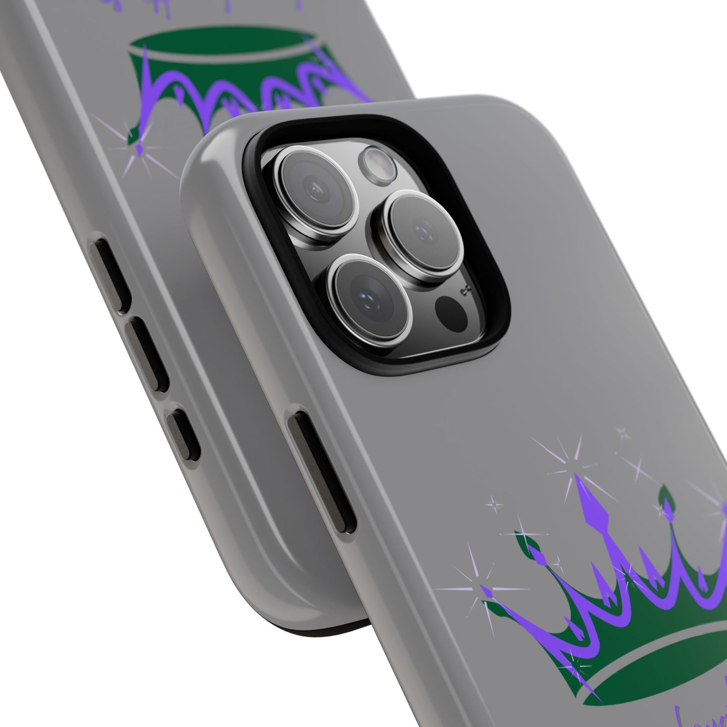 Phone Case, Purple & Green Crown - Love, Loyalty & Friendship