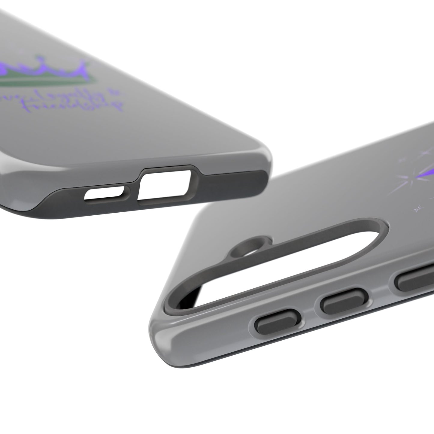 Phone Case, Purple & Green Crown - Love, Loyalty & Friendship