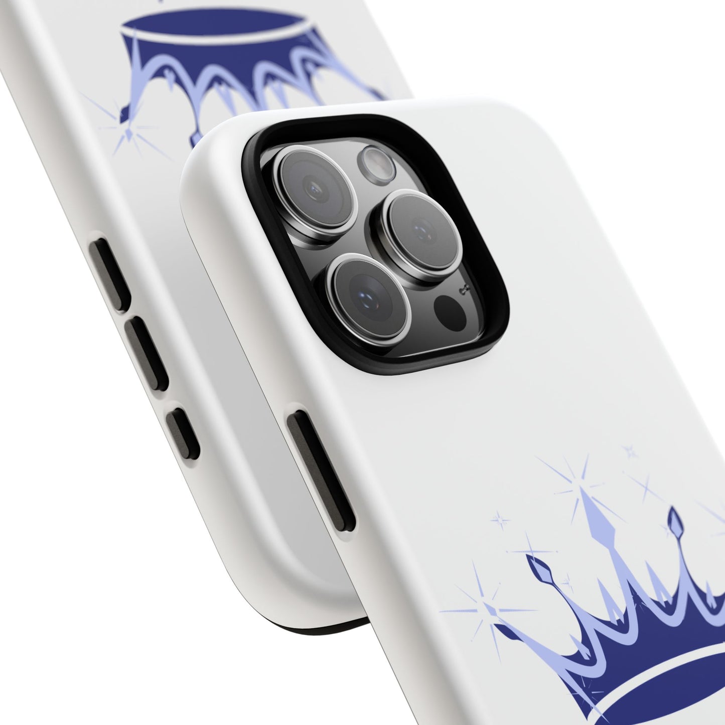 Phone Case, Navy & Silver Crown - Love, Loyalty & Friendship