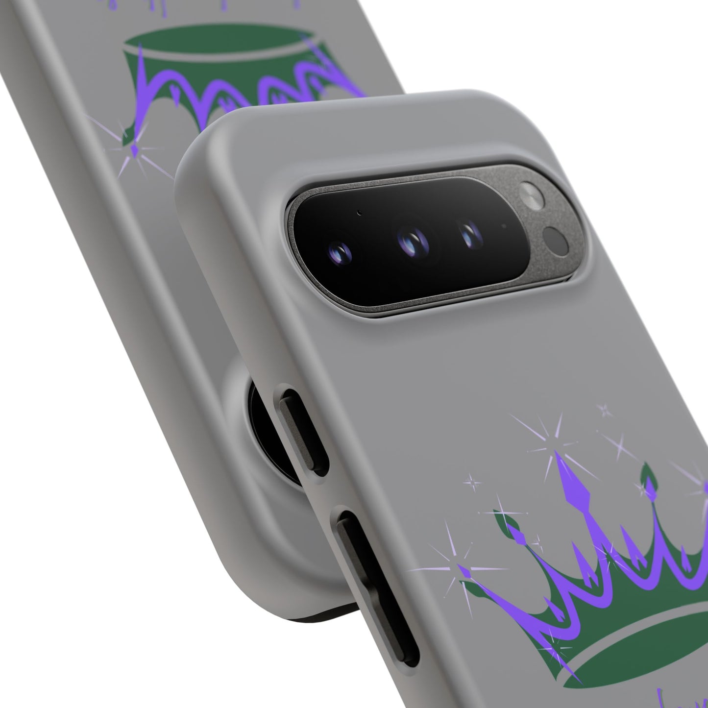 Phone Case, Purple & Green Crown - Love, Loyalty & Friendship