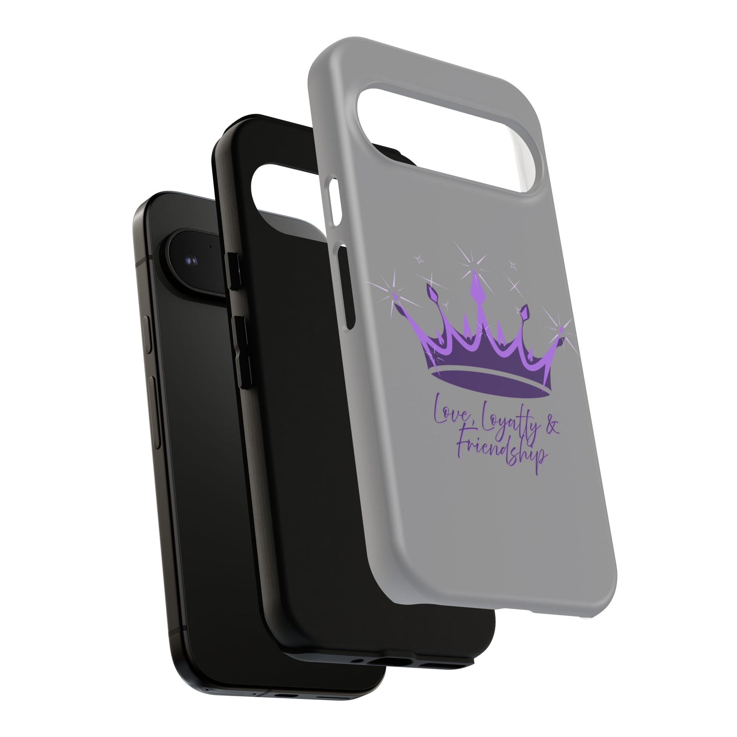 Phone Case, Amethyst on Dark Purple Crown - Love, Loyalty & Friendship
