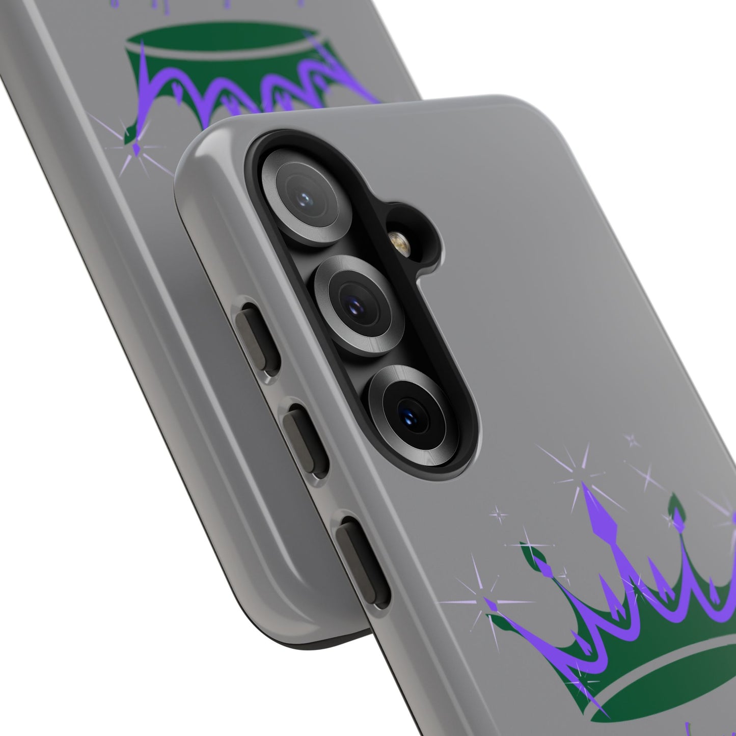 Phone Case, Purple & Green Crown - Love, Loyalty & Friendship