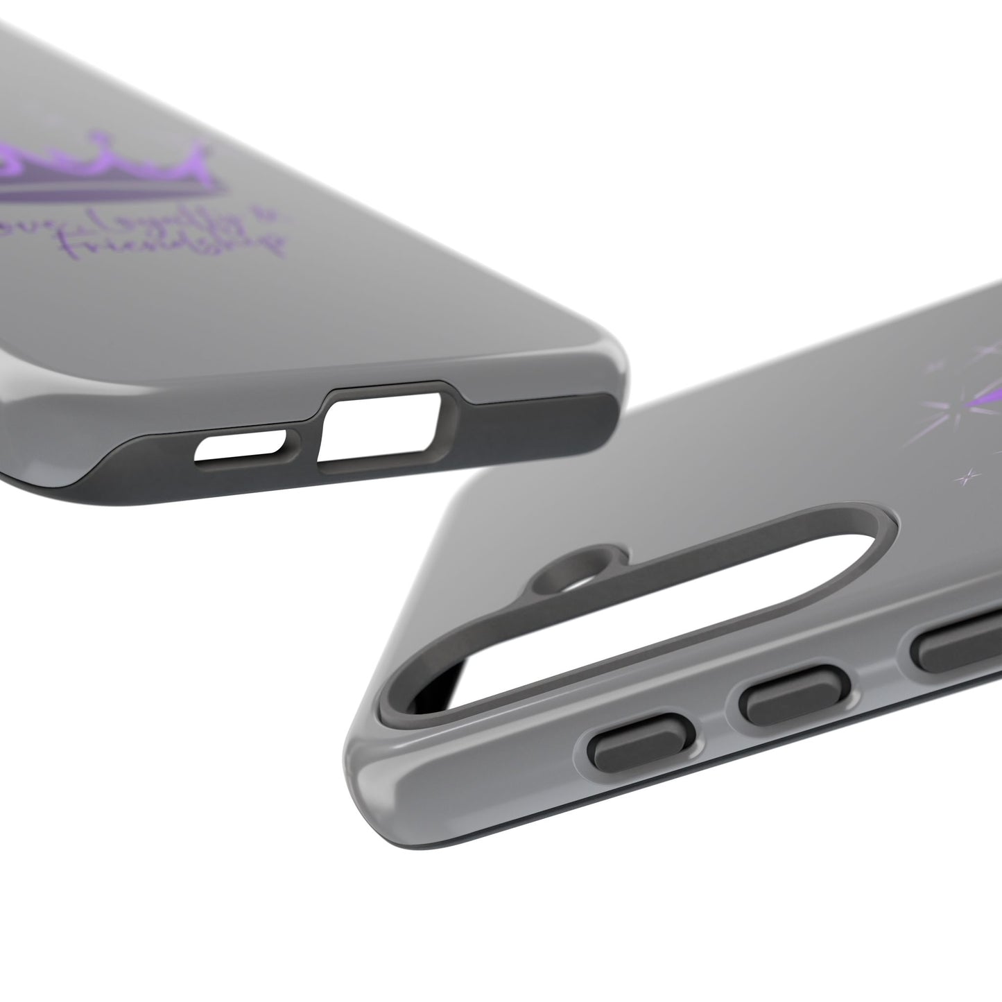 Phone Case, Amethyst on Dark Purple Crown - Love, Loyalty & Friendship