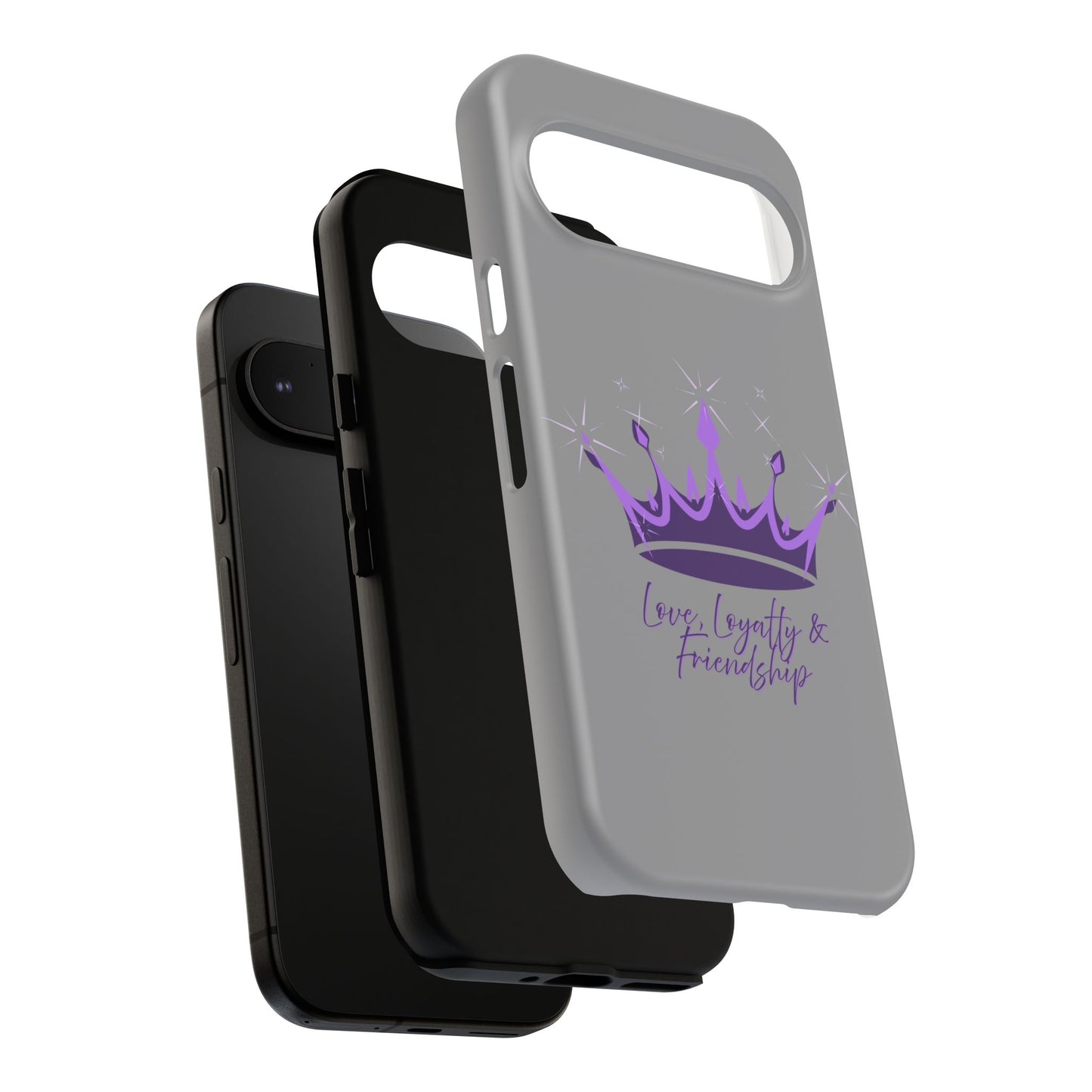 Phone Case, Amethyst on Dark Purple Crown - Love, Loyalty & Friendship