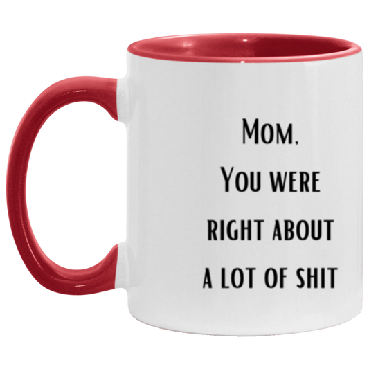 Mom, You Were Right - 11oz Accent Mug