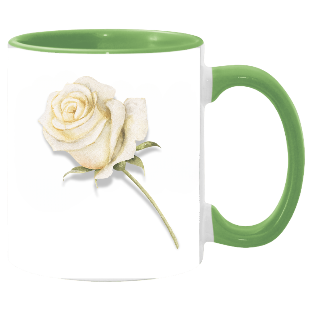 Love Loyalty & Friendship Green Accent Mug 11oz