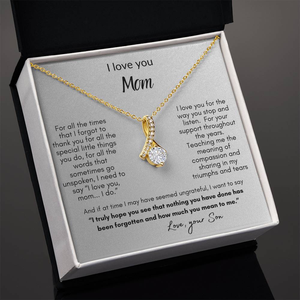I Love You Mom From Son