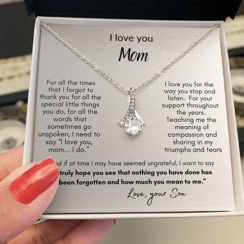I Love You Mom From Son