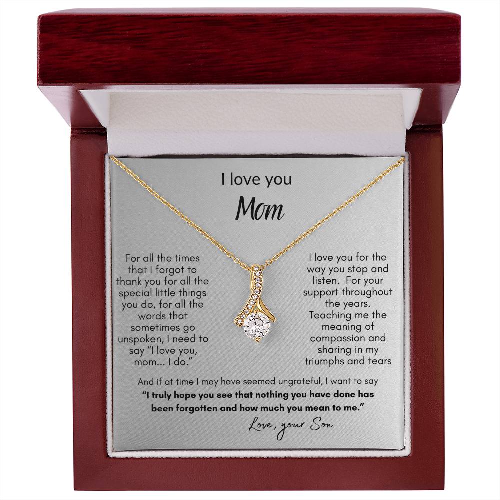 I Love You Mom From Son