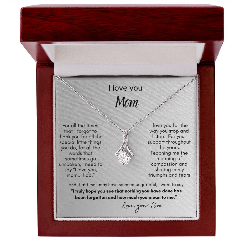I Love You Mom From Son