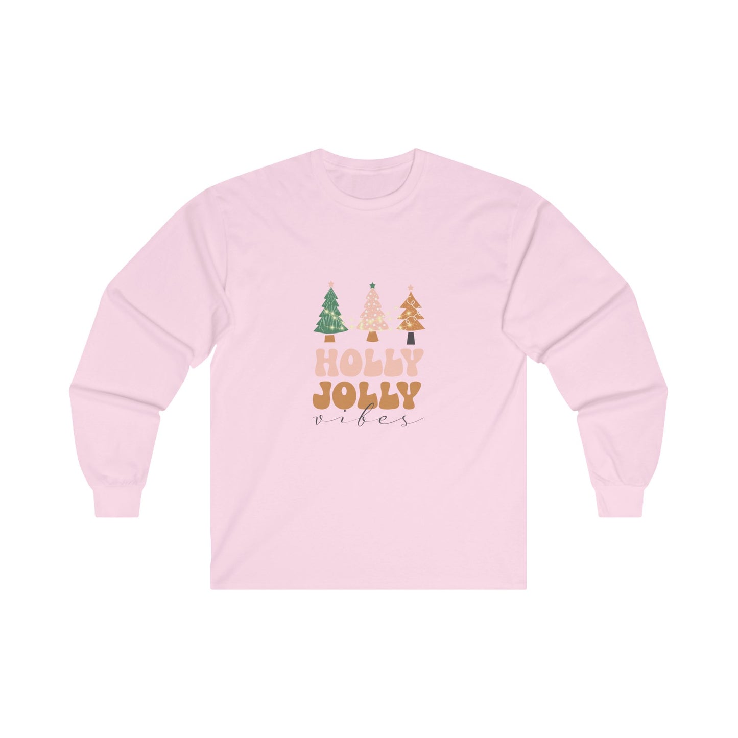 Holly Jolly Vibes Long Sleeve Tee